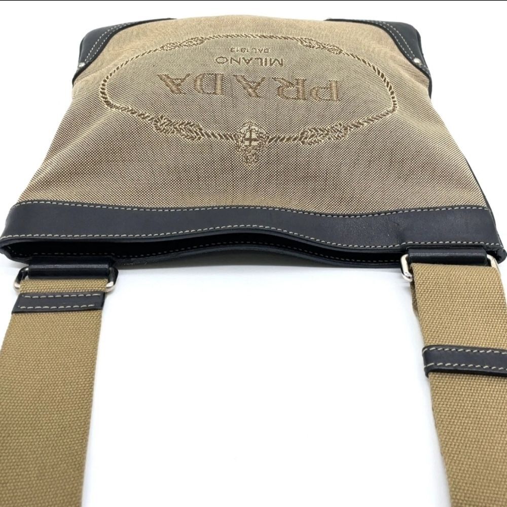 PRADA Jacquard Logo Crossbody/Messenger Bag - Picture 2 of 16